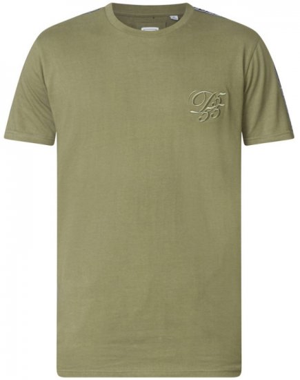 D555 Kambria Couture T-shirt Khaki - Tricouri - Tricouri Bărbați Mărimi Mari