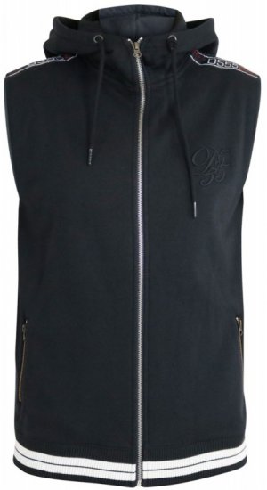 D555 Chemung Short Sleeve Hoodie Black - Pulovere & hanorace - Pulovere & Hanorace Bărbați Mărimi Mari