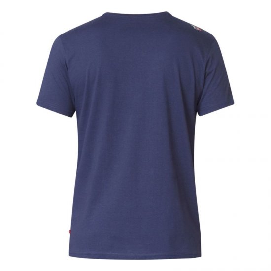 D555 Kenton T-shirt Navy - Tricouri - Tricouri Bărbați Mărimi Mari