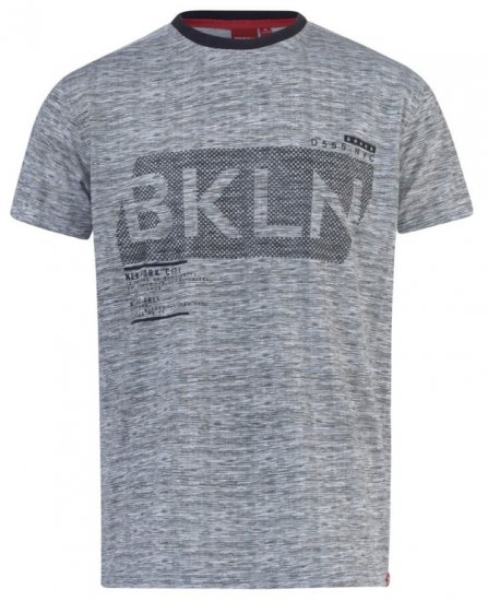 D555 NewYork Brooklyn T-shirt Black - Tricouri - Tricouri Bărbați Mărimi Mari