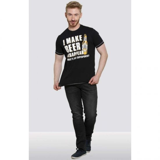 D555 Seattle T-shirt Black - Tricouri - Tricouri Bărbați Mărimi Mari