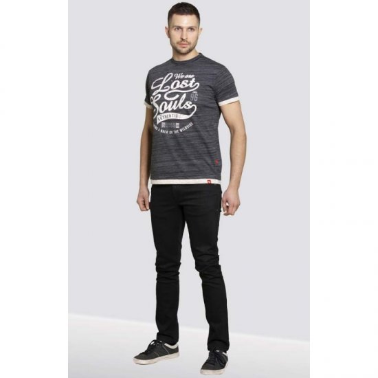 D555 Maiden T-shirt Black - Tricouri - Tricouri Bărbați Mărimi Mari