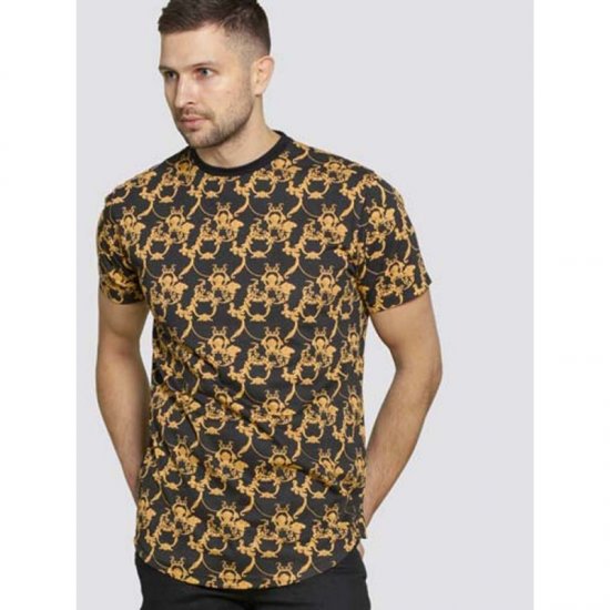 D555 Dave Couture T-shirt Black - Tricouri - Tricouri Bărbați Mărimi Mari