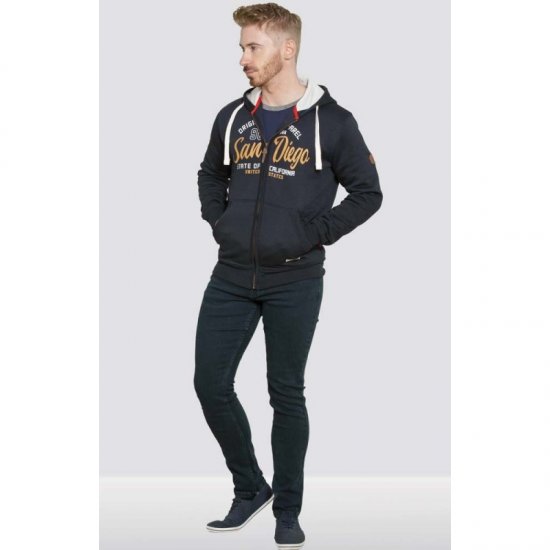 D555 Stockton Hoodie Navy - Pulovere & hanorace - Pulovere & Hanorace Bărbați Mărimi Mari