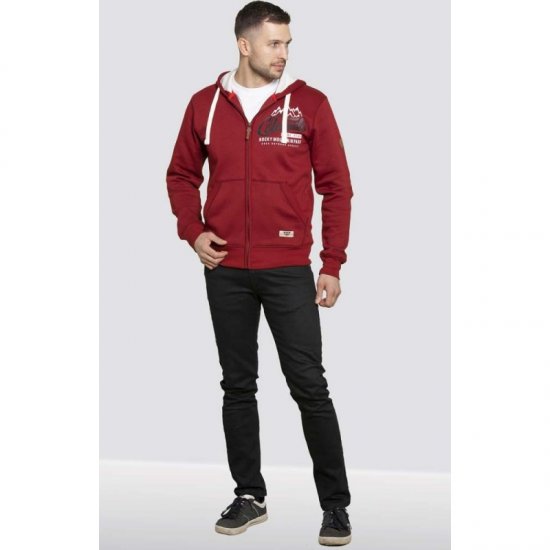 D555 Durham Hoodie Red - Pulovere & hanorace - Pulovere & Hanorace Bărbați Mărimi Mari