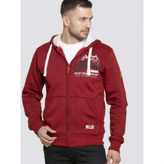D555 Durham Hoodie Red - Pulovere & hanorace - Pulovere & Hanorace Bărbați Mărimi Mari
