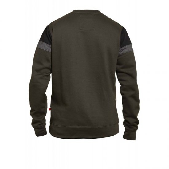 D555 Clermont Sweatshirt Khaki - Pulovere & hanorace - Pulovere & Hanorace Bărbați Mărimi Mari