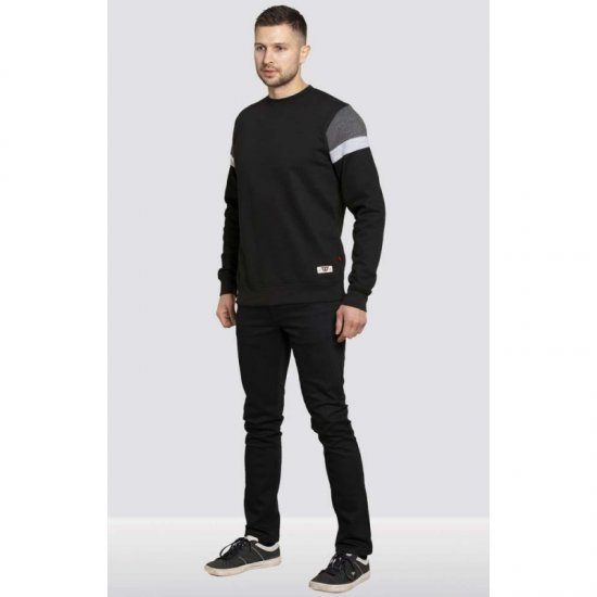 D555 Clermont Sweatshirt Black - Pulovere & hanorace - Pulovere & Hanorace Bărbați Mărimi Mari