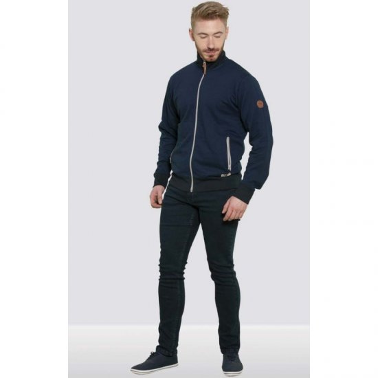 D555 Buxton Full Zip Sweatshirt Navy - Pulovere & hanorace - Pulovere & Hanorace Bărbați Mărimi Mari