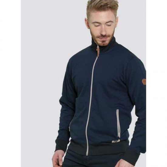 D555 Buxton Full Zip Sweatshirt Navy - Pulovere & hanorace - Pulovere & Hanorace Bărbați Mărimi Mari
