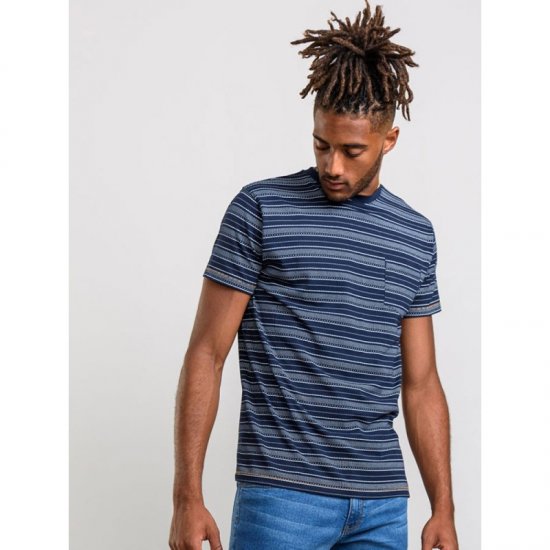 D555 Caspian T-shirt Navy - Tricouri - Tricouri Bărbați Mărimi Mari