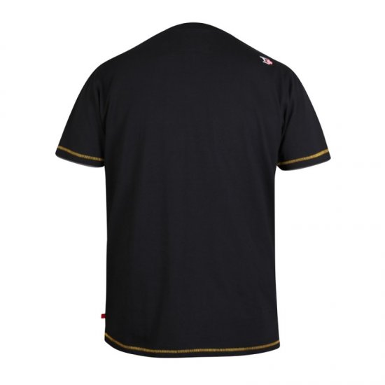 D555 Shelby T-shirt Black - Tricouri - Tricouri Bărbați Mărimi Mari