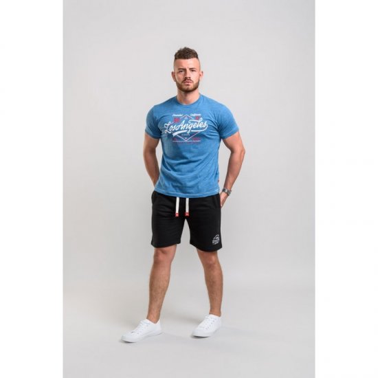 D555 Shelton T-shirt Blue - Tricouri - Tricouri Bărbați Mărimi Mari