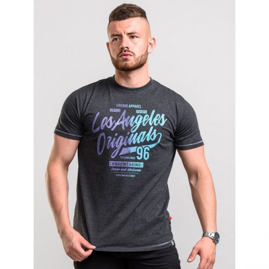 D555 Simmons T-shirt Black - Tricouri - Tricouri Bărbați Mărimi Mari