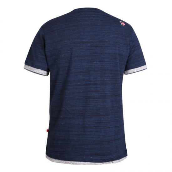D555 Finn T-shirt Navy - Tricouri - Tricouri Bărbați Mărimi Mari