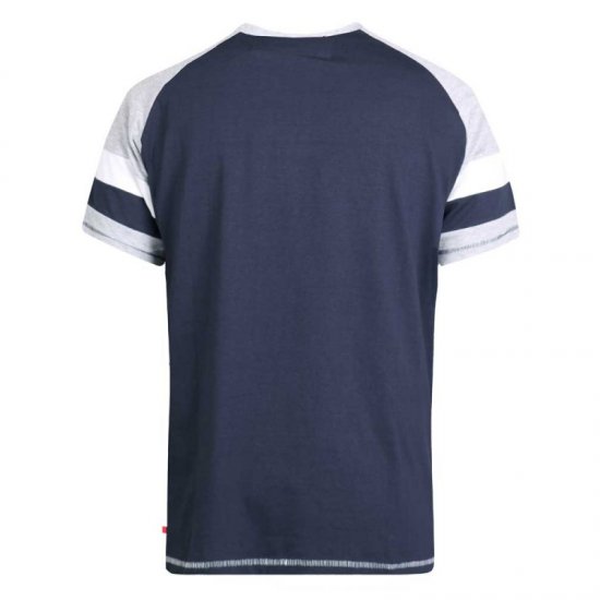 D555 Jones T-shirt Navy - Tricouri - Tricouri Bărbați Mărimi Mari