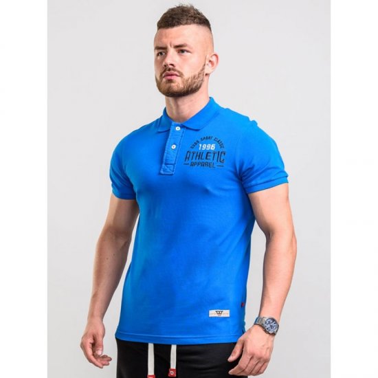 D555 Parker Polo Blue - Tricouri polo - Tricouri Polo Bărbați Mărimi Mari