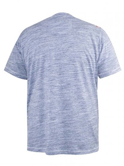 D555 Hobart LA Printed T-Shirt Blue - Tricouri - Tricouri Bărbați Mărimi Mari