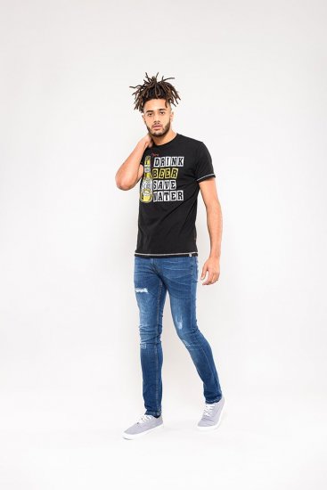 D555 Salford Save Water Drink Beer T-shirt Black - Tricouri - Tricouri Bărbați Mărimi Mari