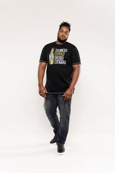 D555 Salford Save Water Drink Beer T-shirt Black - Tricouri - Tricouri Bărbați Mărimi Mari