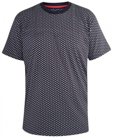 D555 Canton T-shirt Navy - Tricouri - Tricouri Bărbați Mărimi Mari