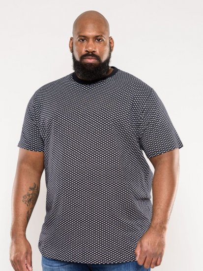 D555 Canton T-shirt Navy - Tricouri - Tricouri Bărbați Mărimi Mari