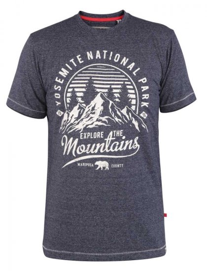 D555 Torpoint Printed T-shirt - Tricouri - Tricouri Bărbați Mărimi Mari