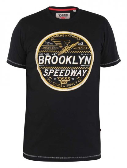 D555 Wadebridge Speedway Printed T-Shirt - Tricouri - Tricouri Bărbați Mărimi Mari