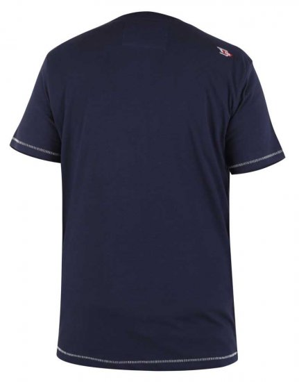 D555 Ashburton Printed T-Shirt - Tricouri - Tricouri Bărbați Mărimi Mari