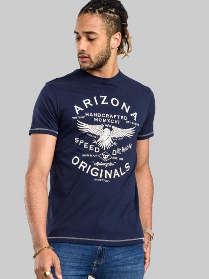 D555 Ashburton Printed T-Shirt - Tricouri - Tricouri Bărbați Mărimi Mari