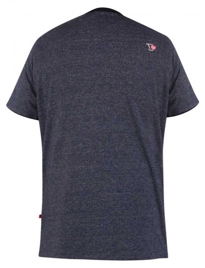 D555 Tiverton Printed Fine Stripe T-shirt - Tricouri - Tricouri Bărbați Mărimi Mari