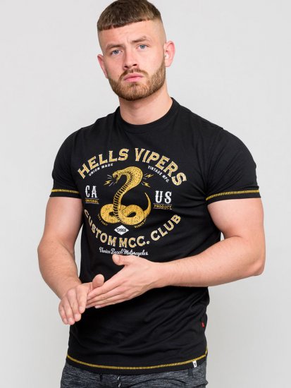 D555 WOOTON Printed T-Shirt - Tricouri - Tricouri Bărbați Mărimi Mari