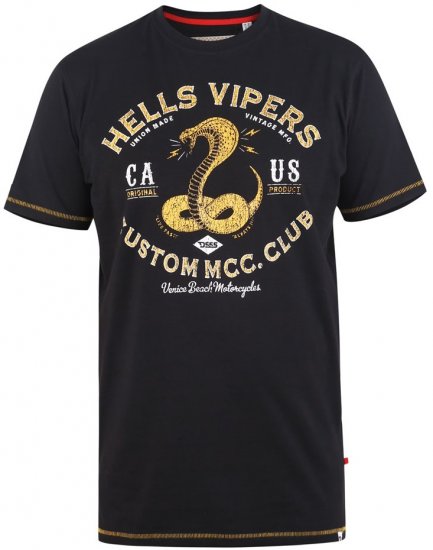 D555 WOOTON Printed T-Shirt - Tricouri - Tricouri Bărbați Mărimi Mari