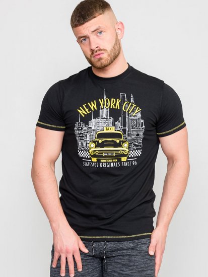 D555 WINGMORE Printed T-Shirt - Tricouri - Tricouri Bărbați Mărimi Mari