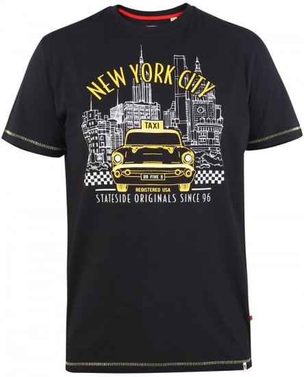 D555 WINGMORE Printed T-Shirt - Tricouri - Tricouri Bărbați Mărimi Mari