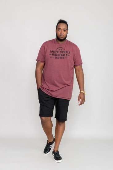D555 LINTON Printed T-Shirt - Tricouri - Tricouri Bărbați Mărimi Mari