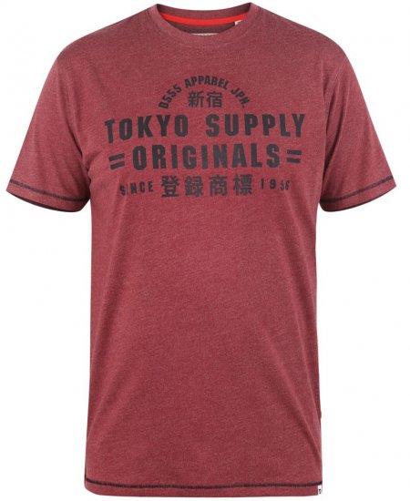 D555 LINTON Printed T-Shirt - Tricouri - Tricouri Bărbați Mărimi Mari