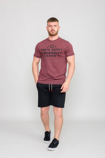 D555 LINTON Printed T-Shirt - Tricouri - Tricouri Bărbați Mărimi Mari