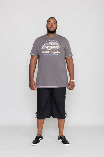 D555 BARMING Printed T-Shirt - Tricouri - Tricouri Bărbați Mărimi Mari