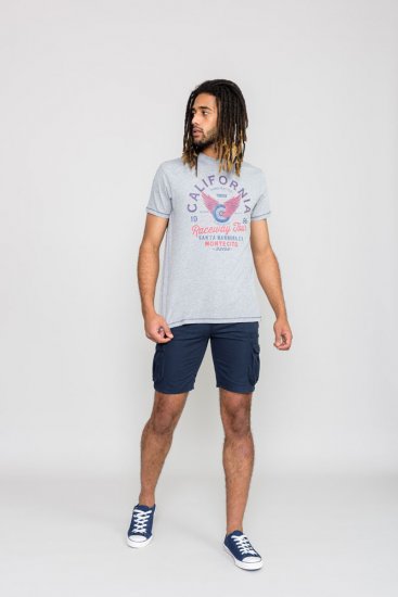 D555 BARTON Printed T-Shirt - Tricouri - Tricouri Bărbați Mărimi Mari