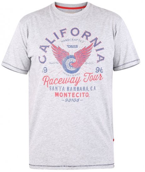 D555 BARTON Printed T-Shirt - Tricouri - Tricouri Bărbați Mărimi Mari