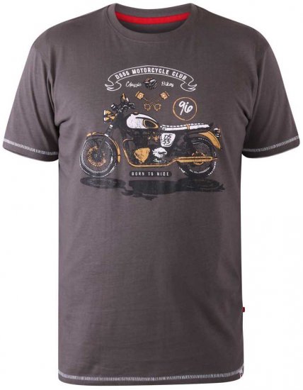 D555 BEXLEYHEATH Motorcycle Club T-Shirt - Tricouri - Tricouri Bărbați Mărimi Mari