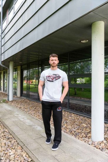 D555 LOUGHTON Old School Car T-Shirt - Tricouri - Tricouri Bărbați Mărimi Mari