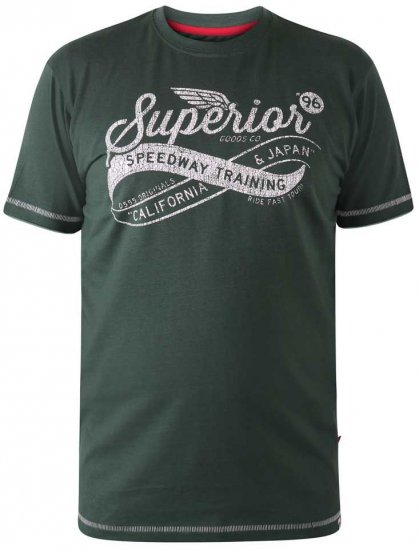 D555 WHITECHAPEL Superior Speedway T-Shirt - Tricouri - Tricouri Bărbați Mărimi Mari