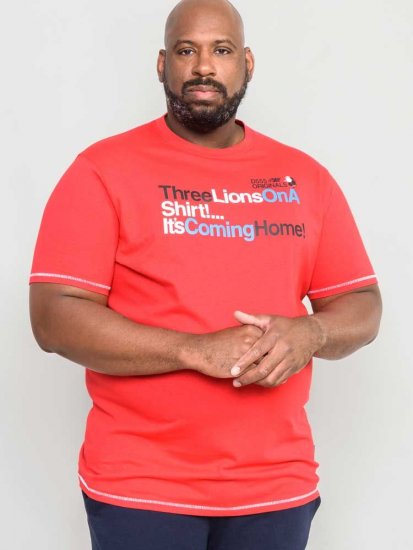 D555 LIONS England T-shirt - Tricouri - Tricouri Bărbați Mărimi Mari