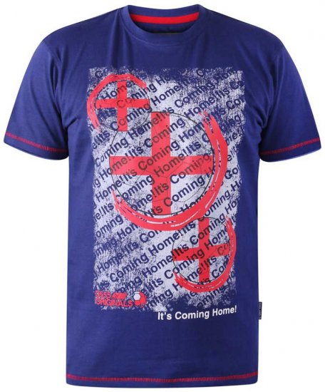 D555 GOAL Coming Home Football T-Shirt - Tricouri - Tricouri Bărbați Mărimi Mari