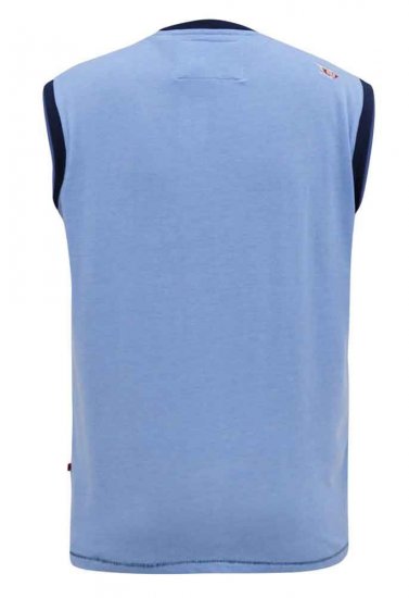 D555 Bretton Surf Board Printed Sleeveless T-Shirt - Tricouri - Tricouri Bărbați Mărimi Mari