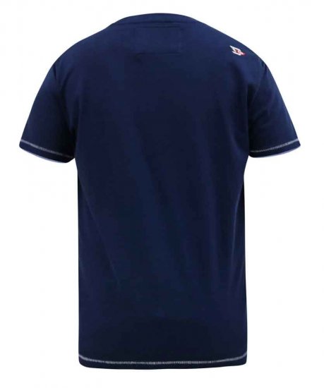 D555 Bronte All American Guitar Printed T-Shirt - Tricouri - Tricouri Bărbați Mărimi Mari