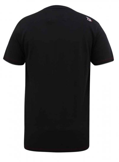 D555 Charles California Rebel Skull Printed T-Shirt - Tricouri - Tricouri Bărbați Mărimi Mari