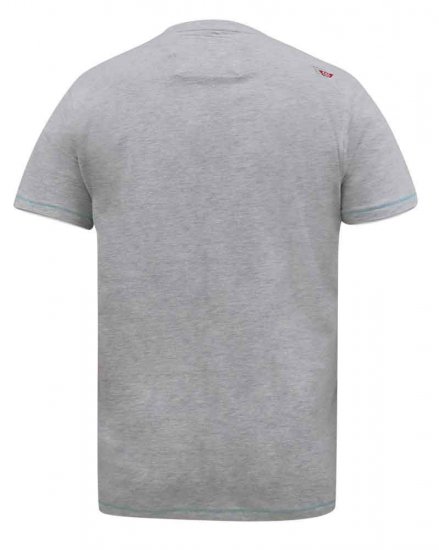 D555 Trafford Bike Photo Printed T-Shirt White - Tricouri - Tricouri Bărbați Mărimi Mari